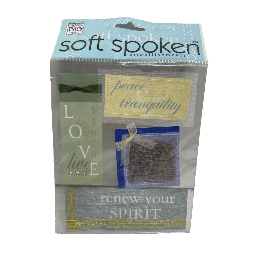 Me & My Big Ideas Soft Spoken Embellishment Scrapbook Stickers